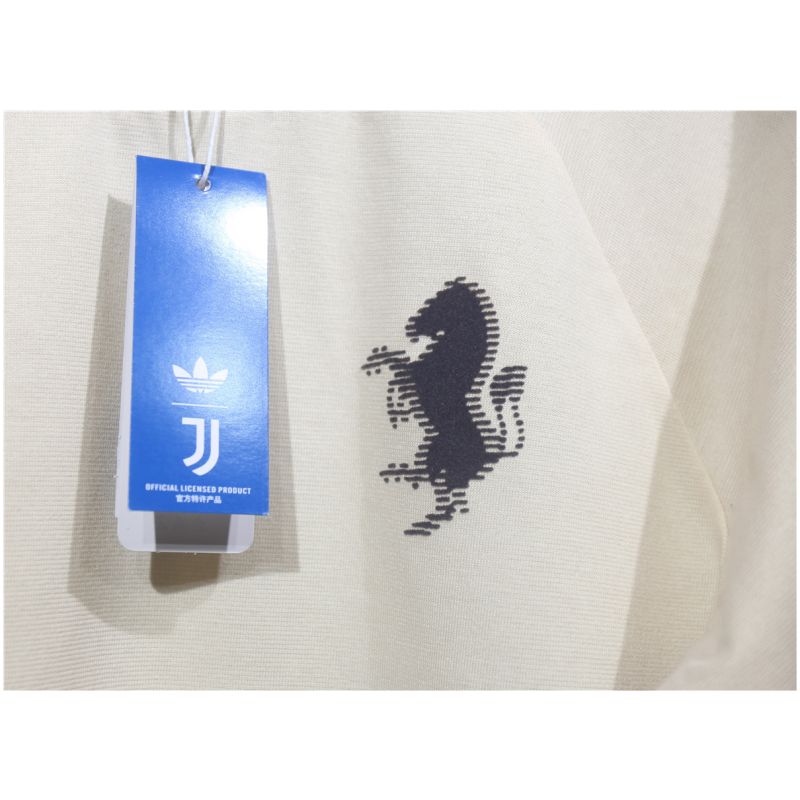 Mens Adidas Originals Juventus Jersey 3 Stripes Pure Cotton White Shirt 2024/25 – Match