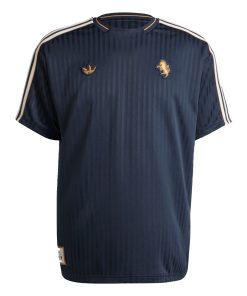 Mens Adidas Originals Juventus Terrace Icons Navy Shirt 2024/25