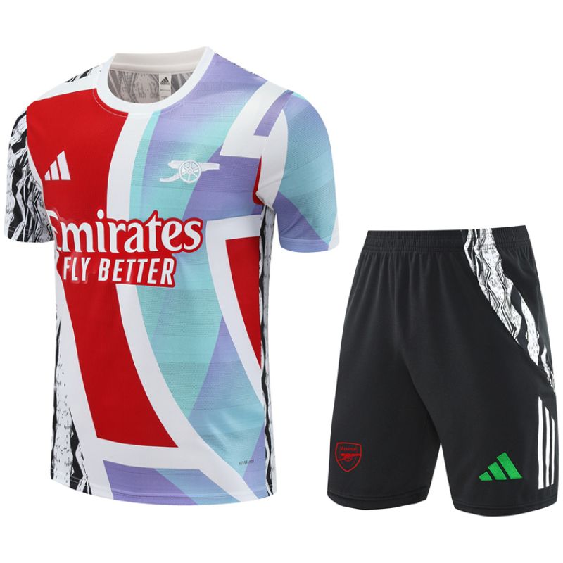 Mens Arsenal Short Training Suit Tri-Color 2024/25