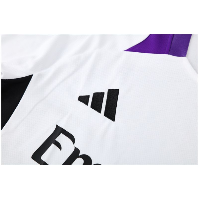 Mens Real Madrid Short Training Suit White 2024/25