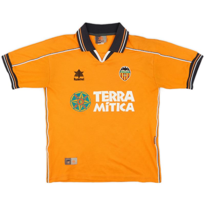 Mens Valencia Retro Home Jersey 1999/2000
