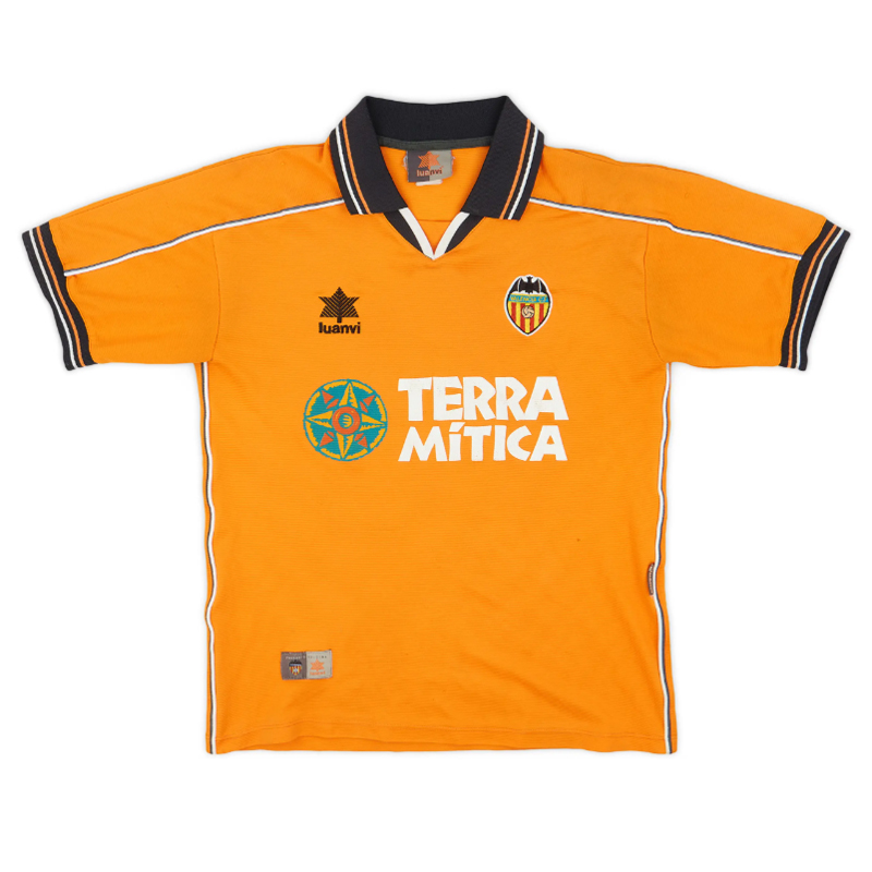 Mens Valencia Retro Home Jersey 1999/2000
