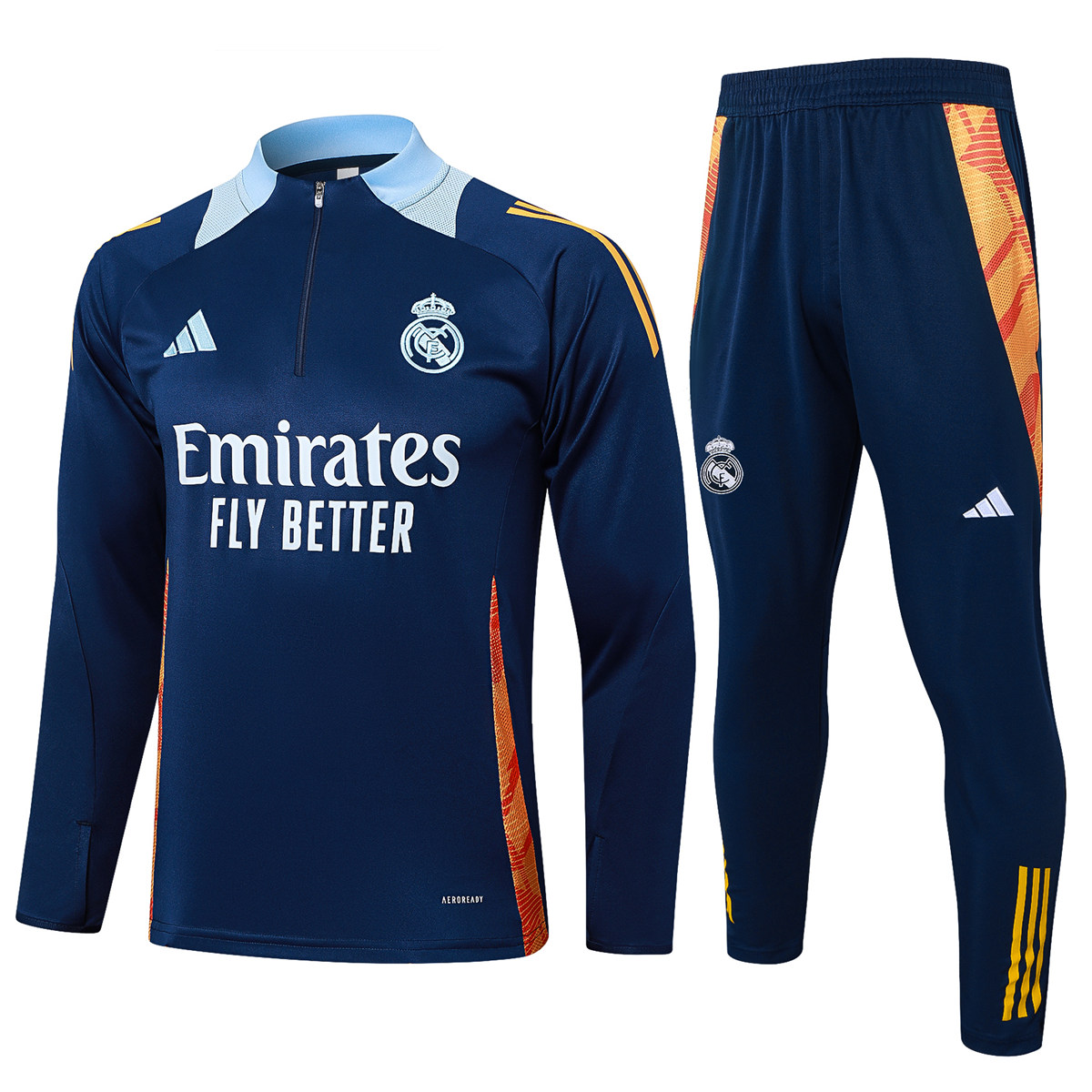 Herren Real Madrid Trainingsanzug Navy 2024/25