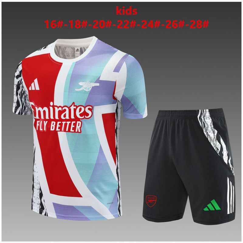 Kids Arsenal Short Training Suit Tri-Color 2024/25