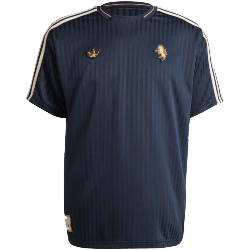 Mens Adidas Originals Juventus Terrace Icons Navy Shirt 2024/25