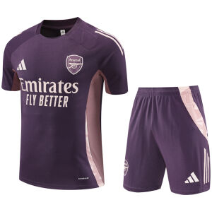 Mens Arsenal Short Training Suit Purple 2024/25
