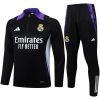 Mens Real Madrid Training Suit Black 2024/25