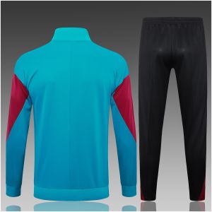 Kids PSG Jacket + Pants Training Suit Lake Blue 2024/25