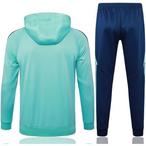 Mens Arsenal Hoodie Sweatshirt + Pants Training Suit Green 2024/25