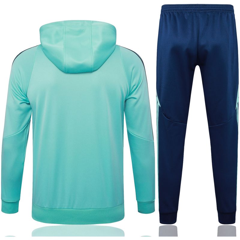 Mens Arsenal Hoodie Sweatshirt + Pants Training Suit Green 2024/25