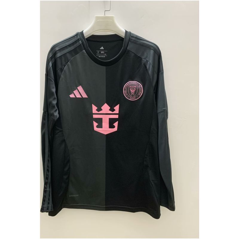 Mens Inter Miami C.F. Away Jersey Long Sleeve 2025/26