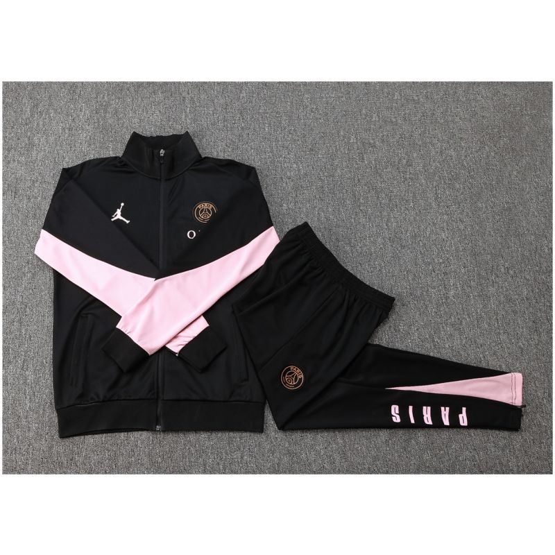 Kids PSG x Jordan Jacket + Pants Training Suit Black 2024/25