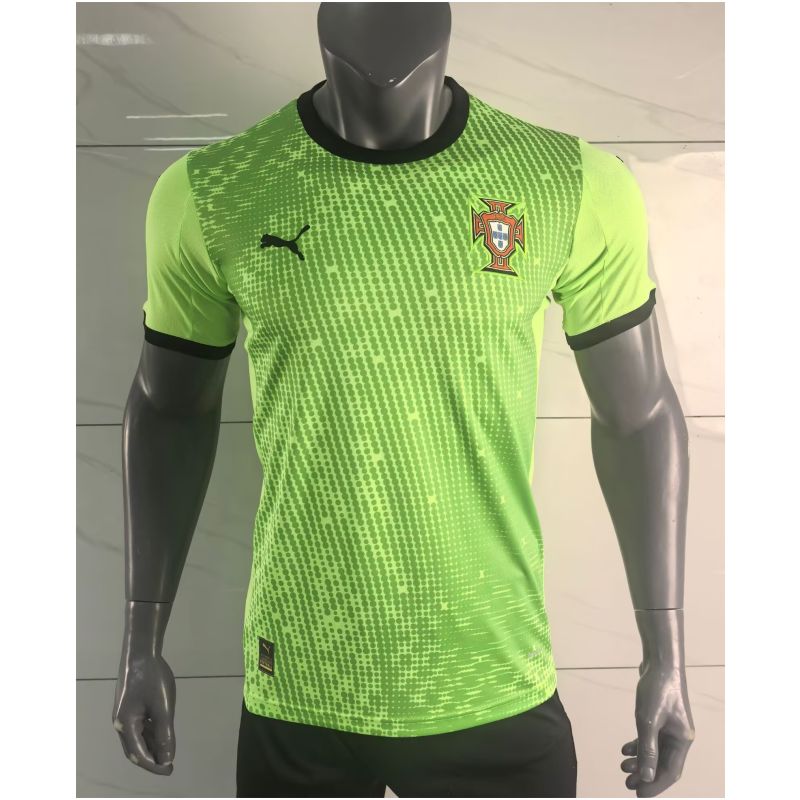 Mens Portugal Goalkeeper Green Jersey 2025