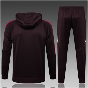 Kids Bayern Munich Hoodie Sweatshirt + Pants Suit Brown 2024/25