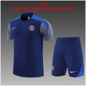Kids PSG Short Training Suit Royal 2025/26