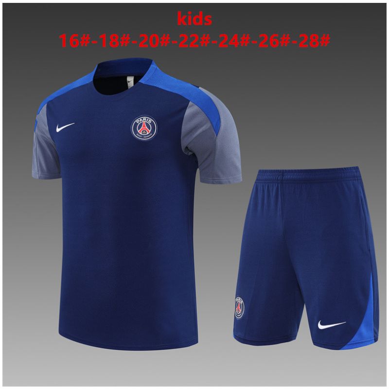 Kids PSG Short Training Suit Royal 2025/26