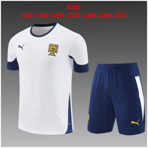Kids Portugal Short Training Suit White 2025