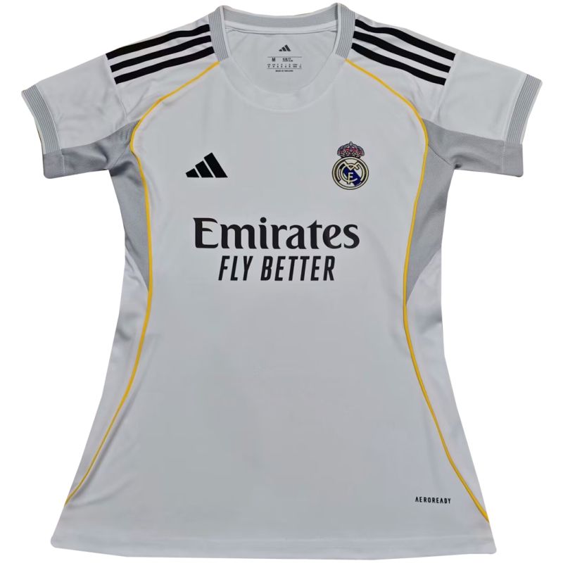 Womens Real Madrid Home Jersey 2025/26