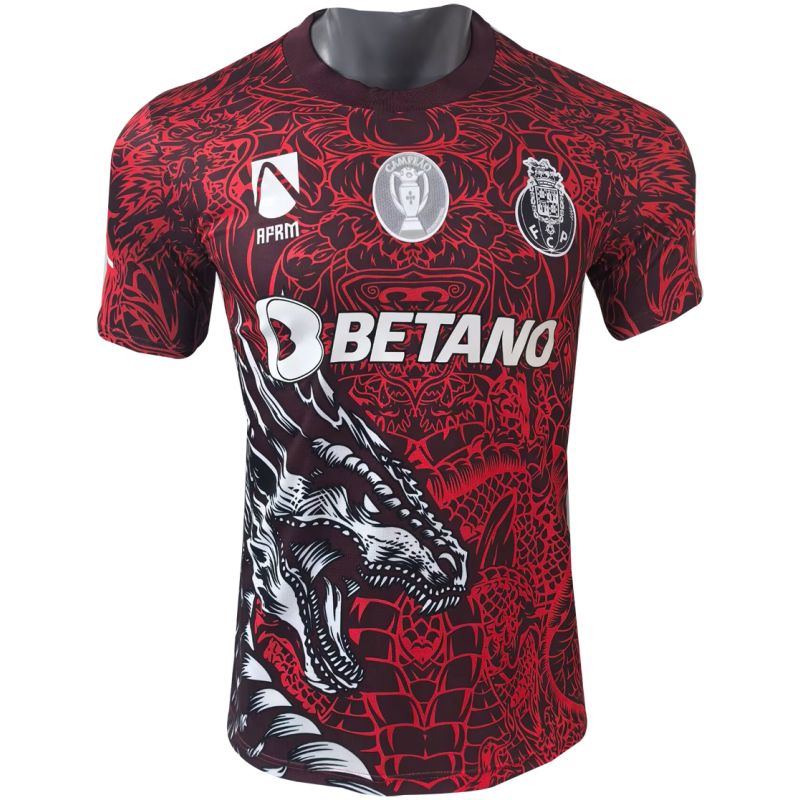 Mens FC Porto Pre-Match Red Jersey 2025/26