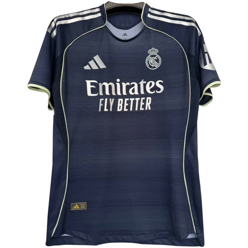 Mens Real Madrid Away Authentic Jersey 2025/26 – Match