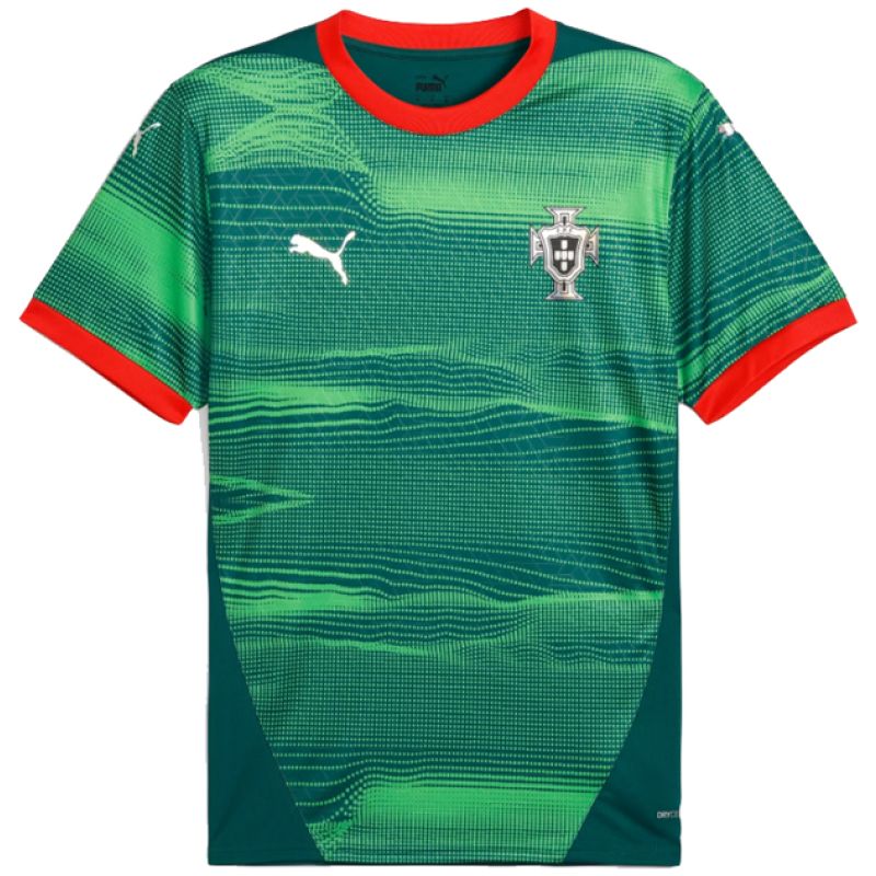 Mens Portugal Pre-Match Short Training Green Jersey 2025