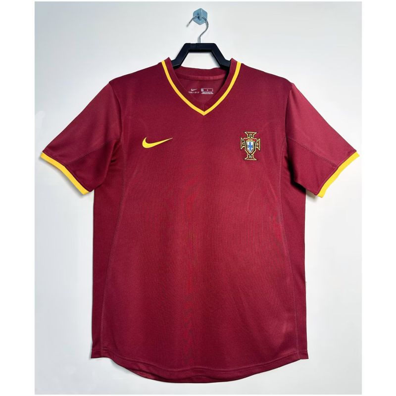 Mens Portugal Retro Home Jersey 2000