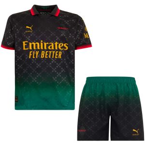 Kids AC Milan Fourth Black Jersey 2024/25