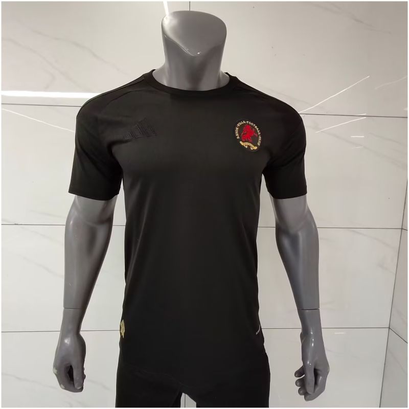 Mens Aston Villa 150 Years Anniversary Black Jersey 2025