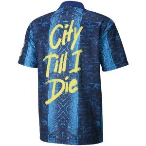 Mens Manchester City FtblNrgy+ Retro Blue Jersey 2025/26