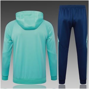 Kids Arsenal Hoodie Sweatshirt + Pants Suit Light Green 2024/25