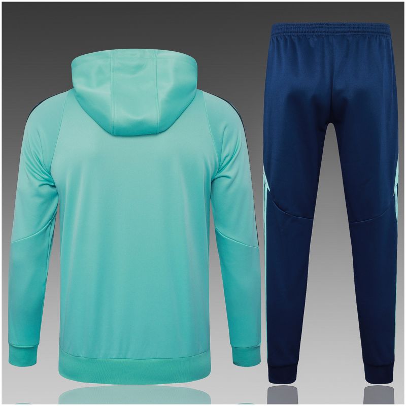 Kids Arsenal Hoodie Sweatshirt + Pants Suit Light Green 2024/25