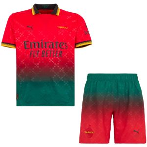 Kids AC Milan Fourth Red Jersey 2024/25