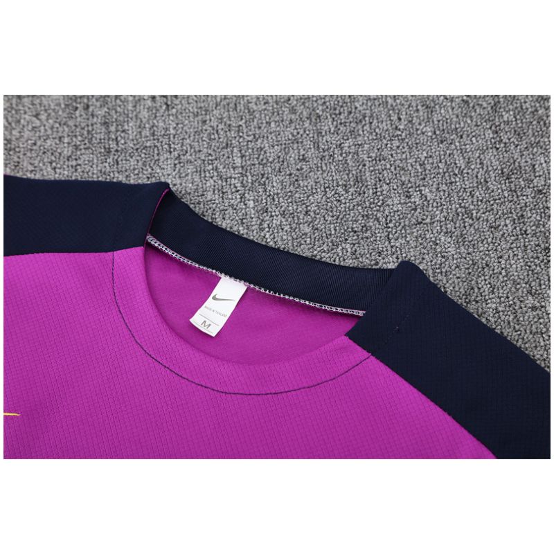 Mens Barcelona Short Training Suit Purple 2025/26