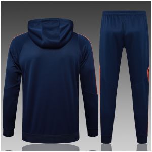 Kids Manchester United Hoodie Sweatshirt + Pants Suit Royal 2024/25