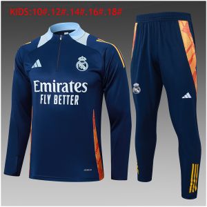 Kids Real Madrid Training Suit Royal 2024/25