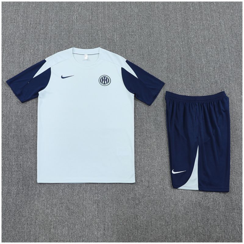 Kids Inter Milan Short Training Suit Light Grey 2025/26