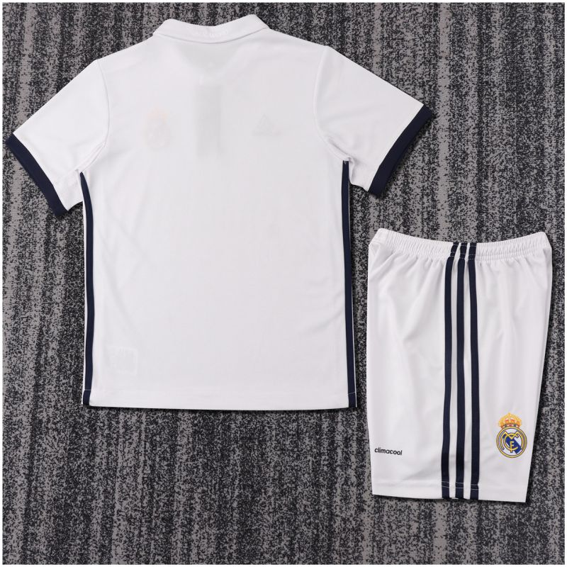 Kids Retro Real Madrid Home Jersey 2016/17