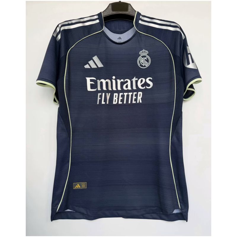 Mens Real Madrid Away Authentic Jersey 2025/26 – Match
