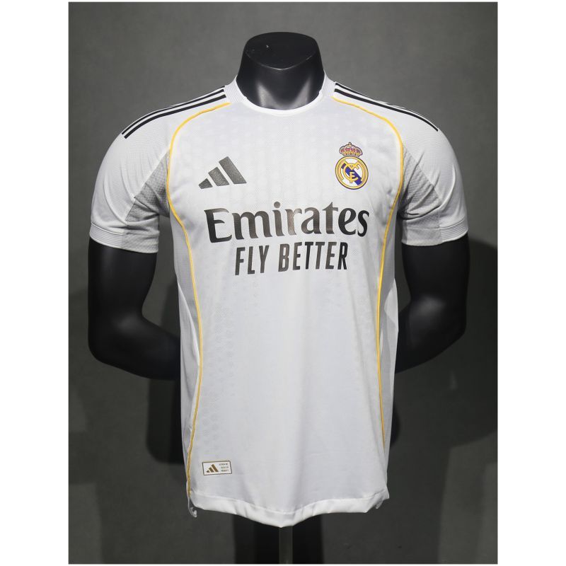 Mens Real Madrid Home Authentic Jersey 2025/26 – Match