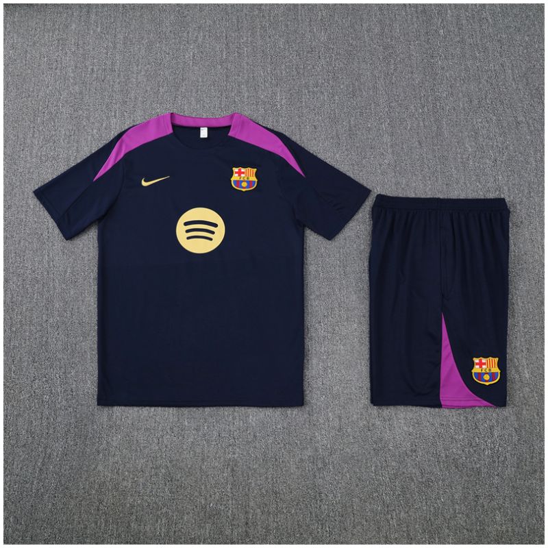 Kids Barcelona Short Training Suit Royal 2025/26