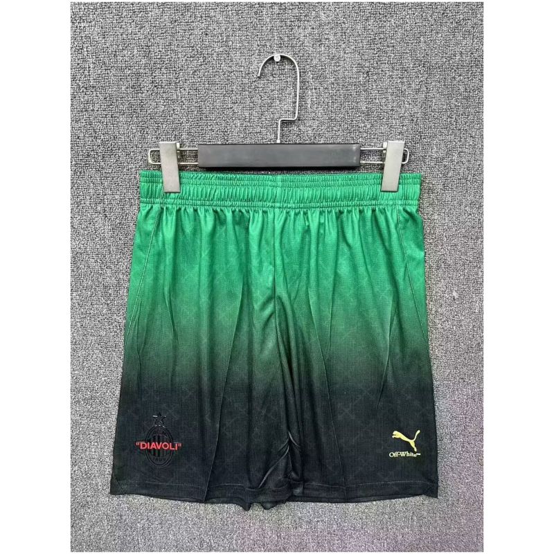Mens AC Milan Fourth Black Shorts 2024/25