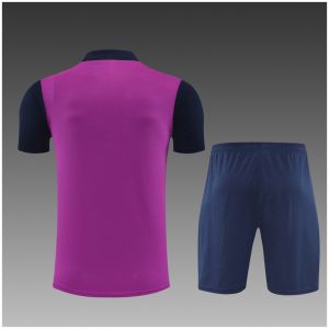 Kids Barcelona Short Training Suit Purple 2025/26