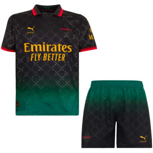 Kids AC Milan Fourth Black Jersey 2024/25