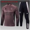Kids Arsenal Training Suit Grey Purple 2024/25