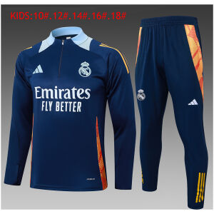 Kids Real Madrid Training Suit Royal 2024/25