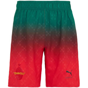 Mens AC Milan Fourth Red Shorts 2024/25