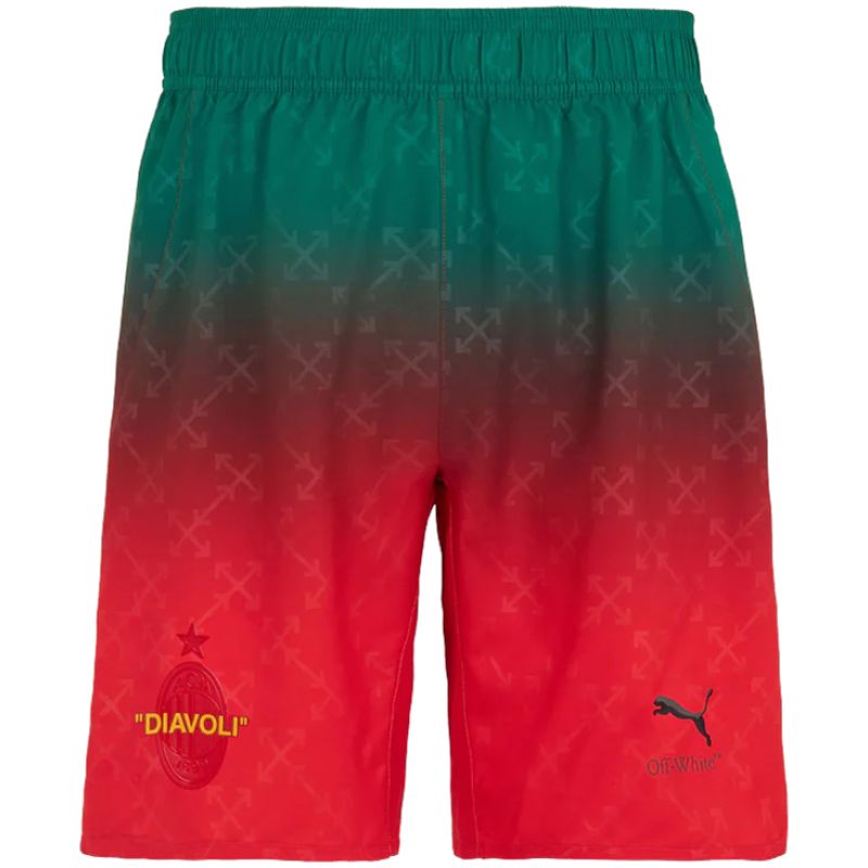 Mens AC Milan Fourth Red Shorts 2024/25