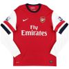 Mens Arsenal Retro Home Authentic Long Sleeve Jersey 2012/13 - Match