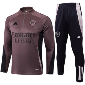 Mens Arsenal Training Suit Purple Brown 2024/25