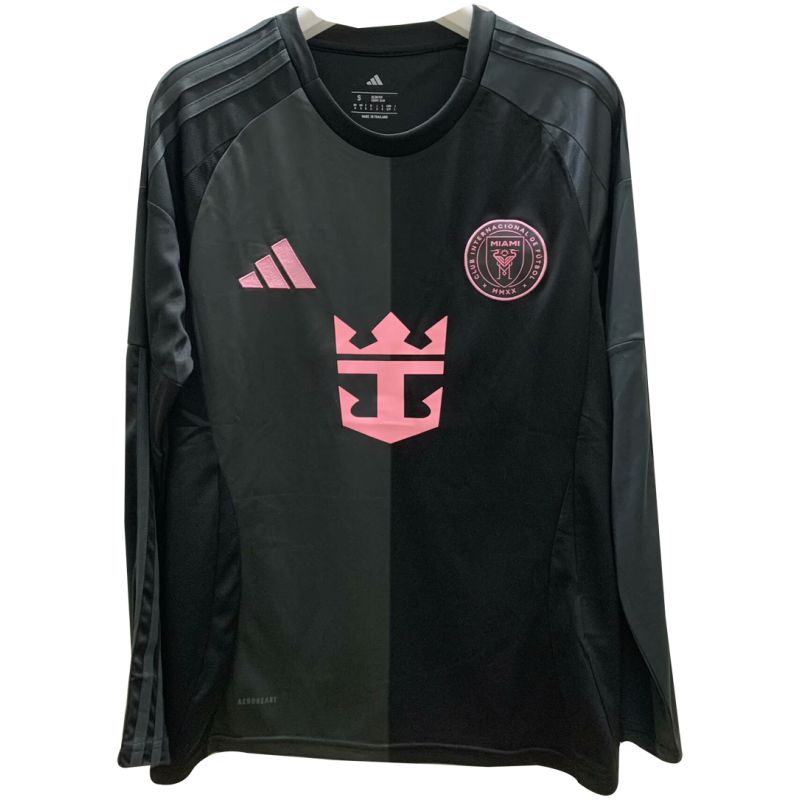 Mens Inter Miami C.F. Away Jersey Long Sleeve 2025/26